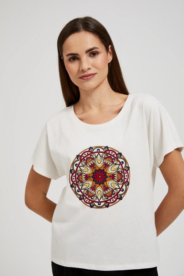 T-shirt z nardukiem biały
