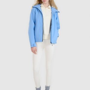 4F Kurtka przejściowa membrana 5000 damska - niebieska