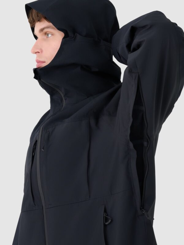 4F Kurtka trekkingowa membrana 10000 męska - czarna