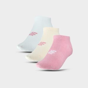 4F Skarpety casual przed kostkę (3-pack) damskie - multikolor