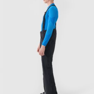 4F Spodnie narciarskie z szelkami membrana 15000 męskie - czarne