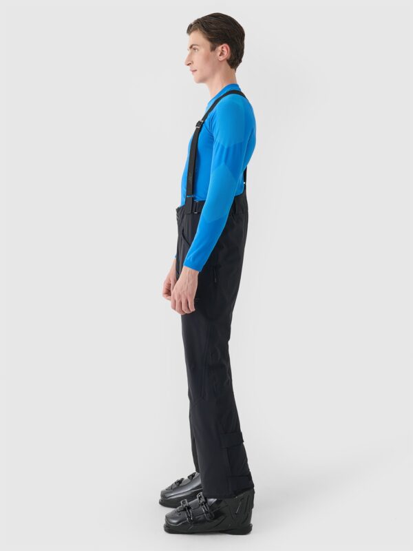 37fdb805794274219603e034ef60e6d81eb5f189 4F Spodnie narciarskie z szelkami membrana 15000 męskie - czarne