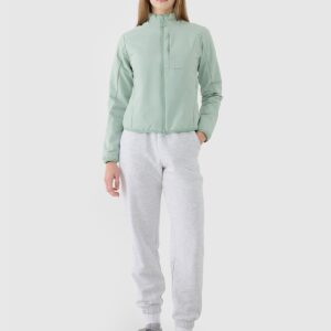 4F Kurtka przejściowa z wypełnieniem syntetycznym damska - miętowa