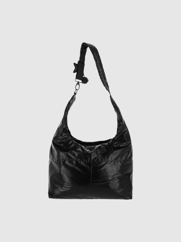 4F Duża torba na ramię - czarna