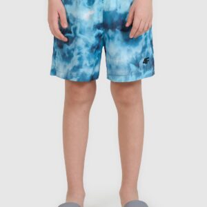 38bfc2912e6d0fdeb439f52efa25f7dd5d440110 4F Spodenki plażowe boardshorty chłopięce - multikolor 158/164 (12-14 lat)