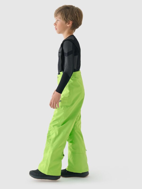4F Spodnie narciarskie membrana 5000 chłopięce - zielone 122 (6-7 lat)