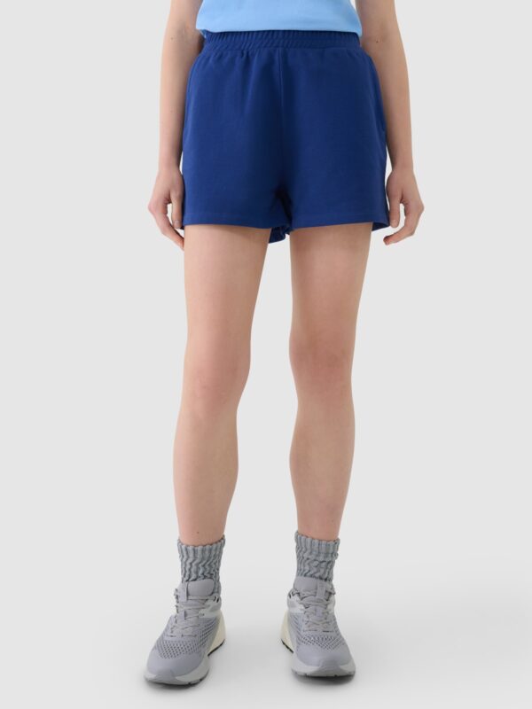 3a566bba7d75d8a6118f7d20060a45b16251af47 4F Spodenki dresowe damskie - granatowe