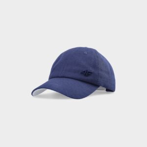 4F Czapka z daszkiem snapback uniseks - granatowa