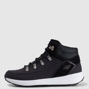 4F Buty przejściowe TUNDRA skórzane męskie - czarne