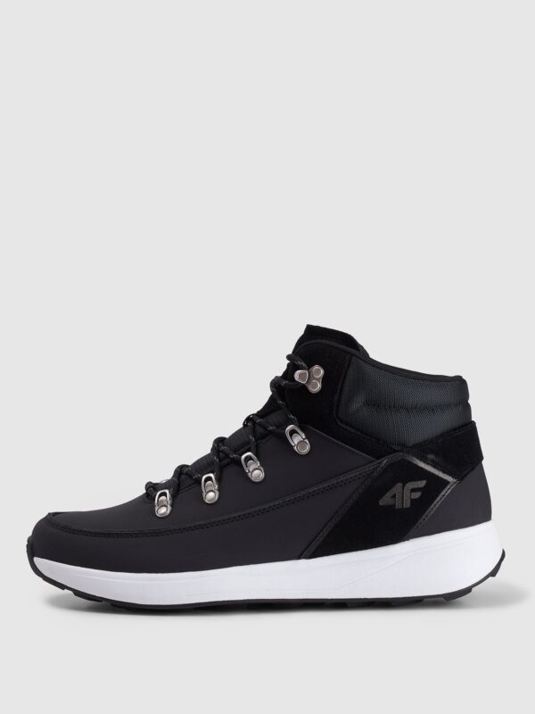 4F Buty przejściowe TUNDRA skórzane męskie - czarne