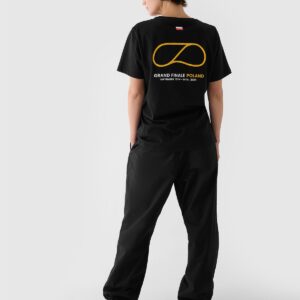 4F T-shirt regular z nadrukiem uniseks 4F x Drift Masters - czarny