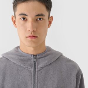 4F Polar regular z kapturem męski - szary