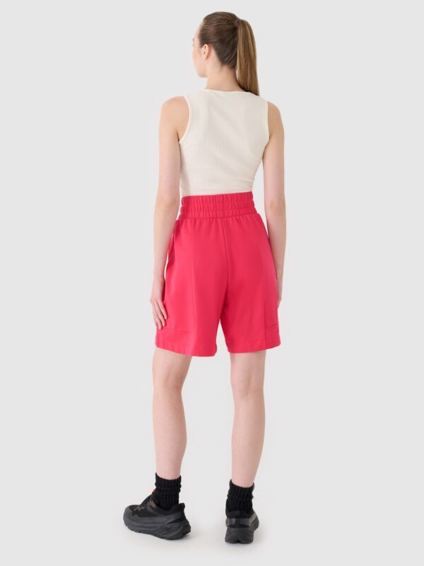 3d03d3e18ef05bdec8eab37668d263300dcadf31 4F Spodenki dresowe damskie - różowe