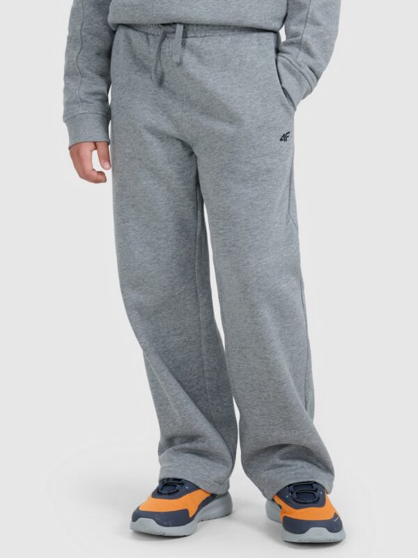 4F Spodnie dresowe chłopięce - szare 152 (11-12 lat)