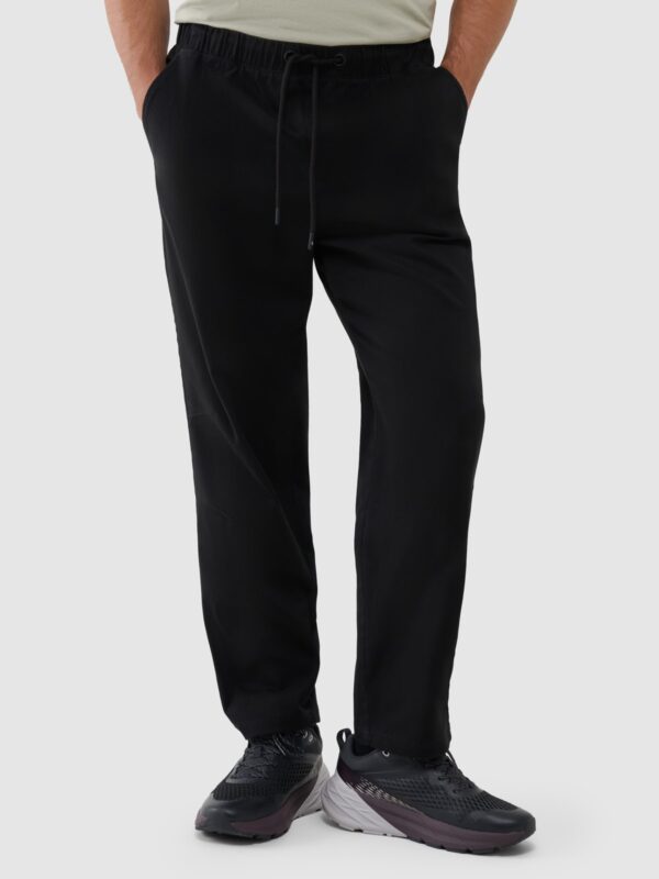 4F Spodnie casual męskie - czarne