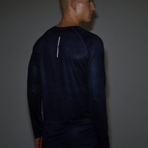 3d717291b969630b70587b11cb66a73a103e016c 4F Koszulka rowerowa z długim rękawem męska - czarna