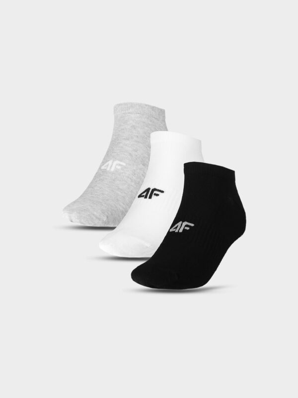 4F Skarpetki casual przed kostkę (3-pack) męskie - multikolor