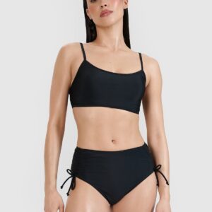 4F Dół od bikini damski - czarny