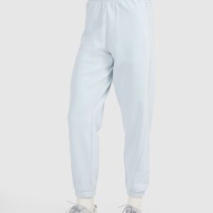 4F Spodnie dresowe joggery damskie - niebieskie