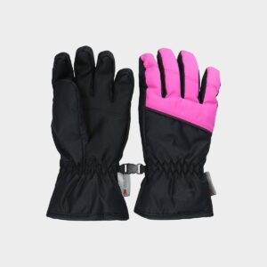 4F Rękawiczki narciarskie dziecięce - różowe