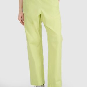 4F Spodnie casual damskie - żółte