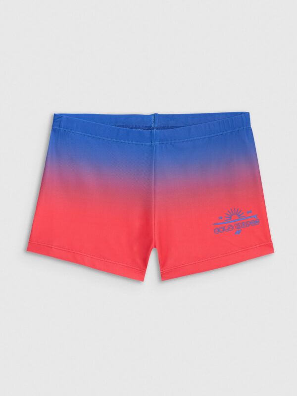 4F Kąpielówki chłopięce - niebieskie 122/128 (6-8 lat)