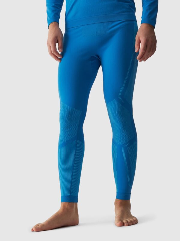 4F Bielizna termoaktywna bezszwowa (dół) męska - niebieska