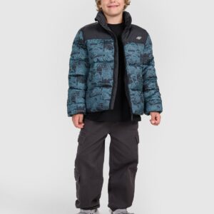 4F Kurtka puchowa z wypełnieniem syntetycznym chłopięca - zielona 158 (12-13 lat)