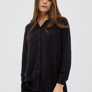 Gładka koszula zapinana na guziki