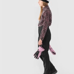 4F Spodnie narciarskie softshellowe membrana 5000 dziewczęce - czarne 122 (6-7 lat)