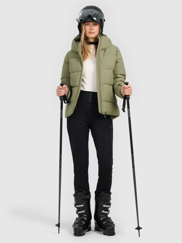 4F Kurtka narciarska membrana 5000 damska - khaki