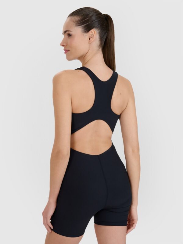 4F Kombinezon treningowy damski - czarny