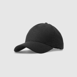 4F Czapka z daszkiem strapback uniseks - czarna