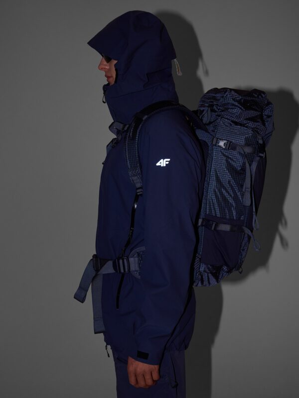 4F Kurtka trekkingowa membrana 20000 męska - szara