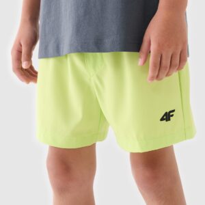 4F Spodenki plażowe boardshorty chłopięce - zielone 146/152 (10-12 lat)