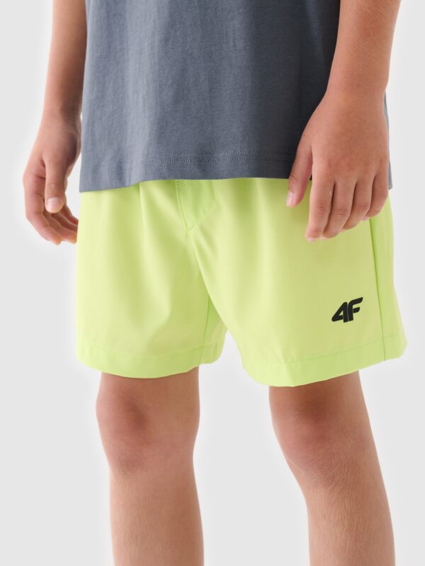 4F Spodenki plażowe boardshorty chłopięce - zielone 146/152 (10-12 lat)