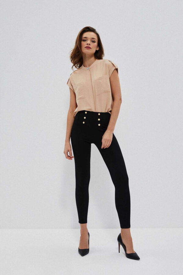 Legginsy z ozdobnym pase