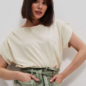 Koszulka damska piaskowa