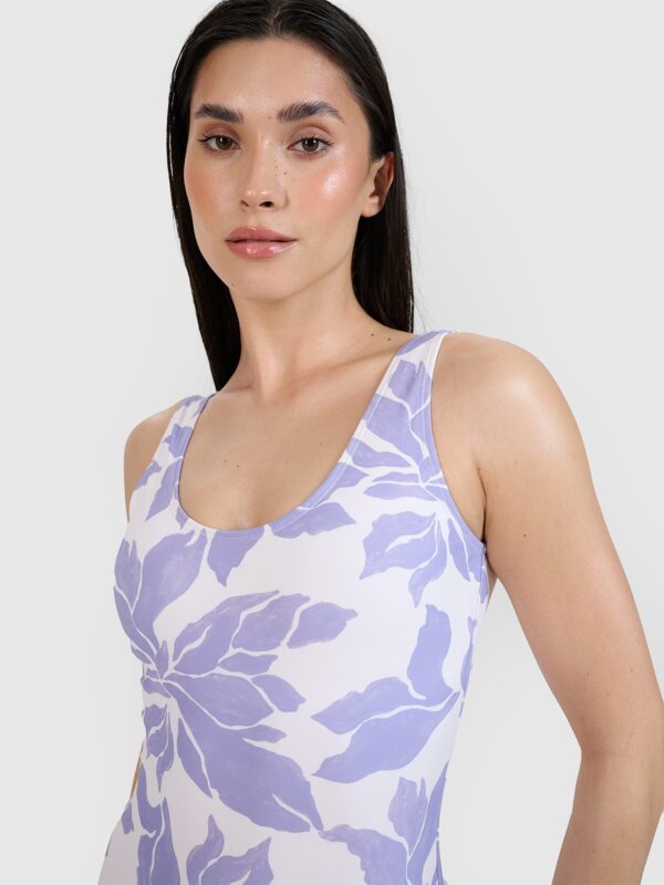 4F Kostium kąpielowy jednoczęściowy damski - fioletowy