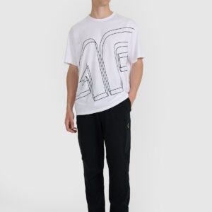 4F T-shirt oversize z nadrukiem męski - biały