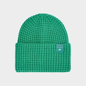 4F Czapka zimowa dziewczęca - zielona