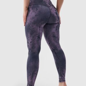 4F Legginsy do jogi i pilatesu z materiału z recyklingu damskie - brązowe