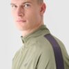 4F Bluza treningowa szybkoschnąca męska - oliwkowa/khaki
