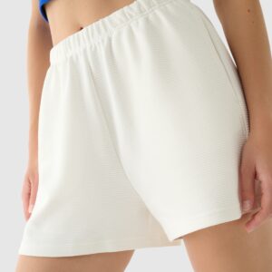 4F Spodenki dresowe damskie - białe