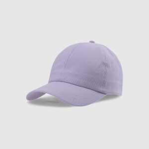 4F Czapka z daszkiem strapback uniseks - fioletowa