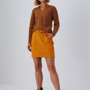 4e202ee447bd191461025fdf9b8a71343fecc1e8 Trapezowa spódnica z kieszeniami