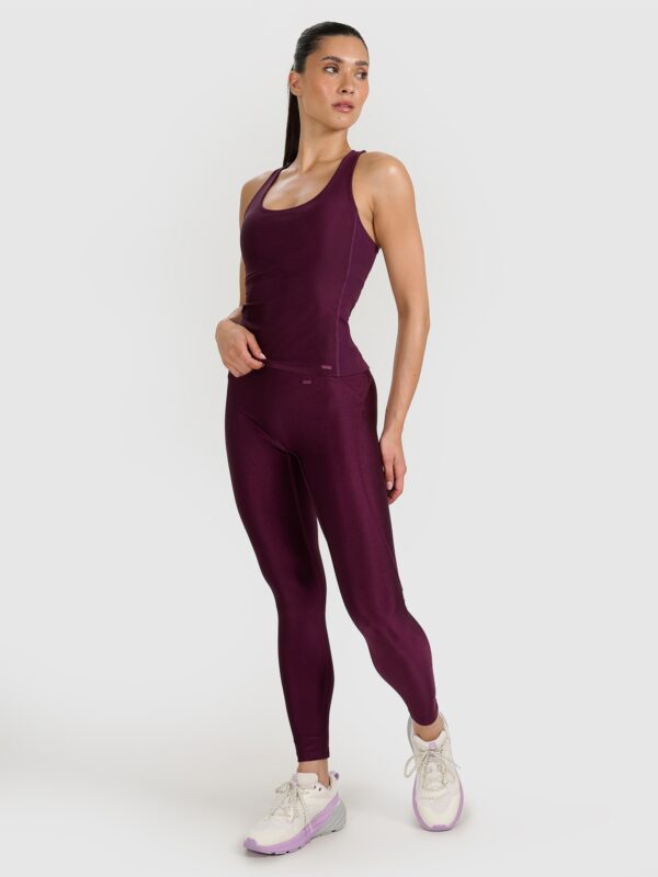 4F Top treningowy szybkoschnący damski - fioletowy