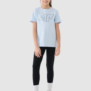 4eeeb352e73a9c5224569e93fe7640cecea4eff0 4F T-shirt z nadrukiem chłopięcy - niebieski 146 (10-11 lat)