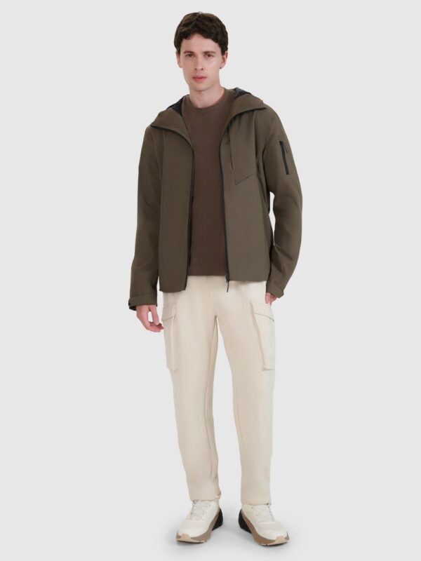 4F Kurtka przejściowa membrana 8000 męska - brązowa