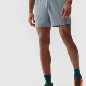 4F Spodenki do biegania szybkoschnące męskie - szare